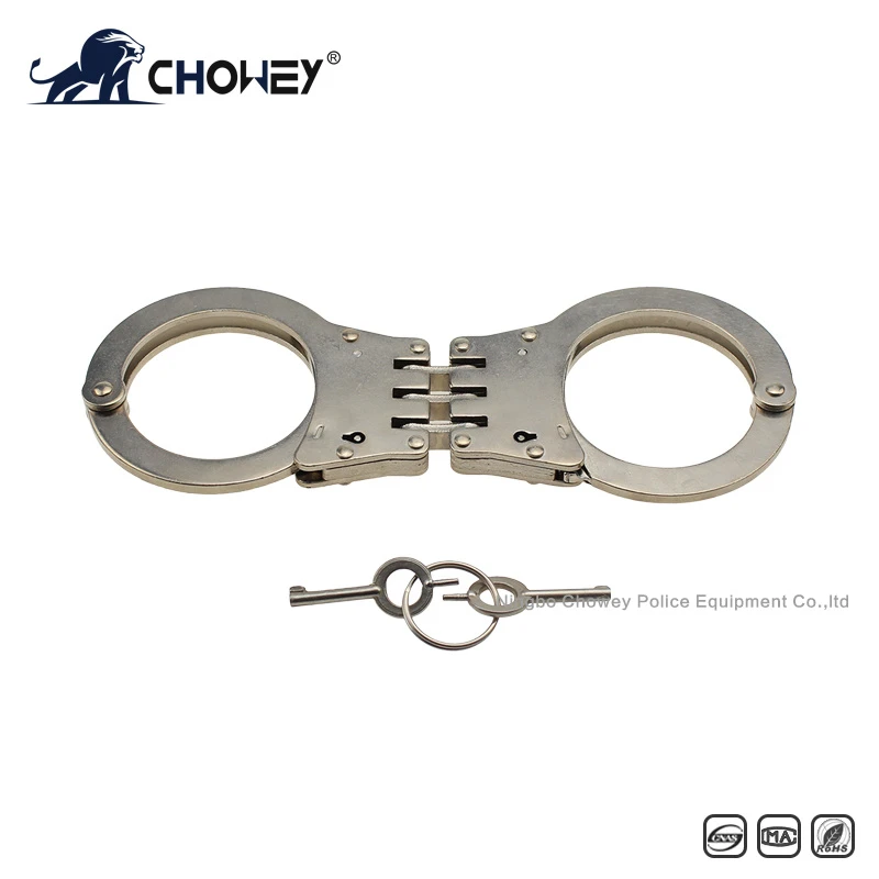 New Design Nickel Plated Carbon Steel Handcuffs